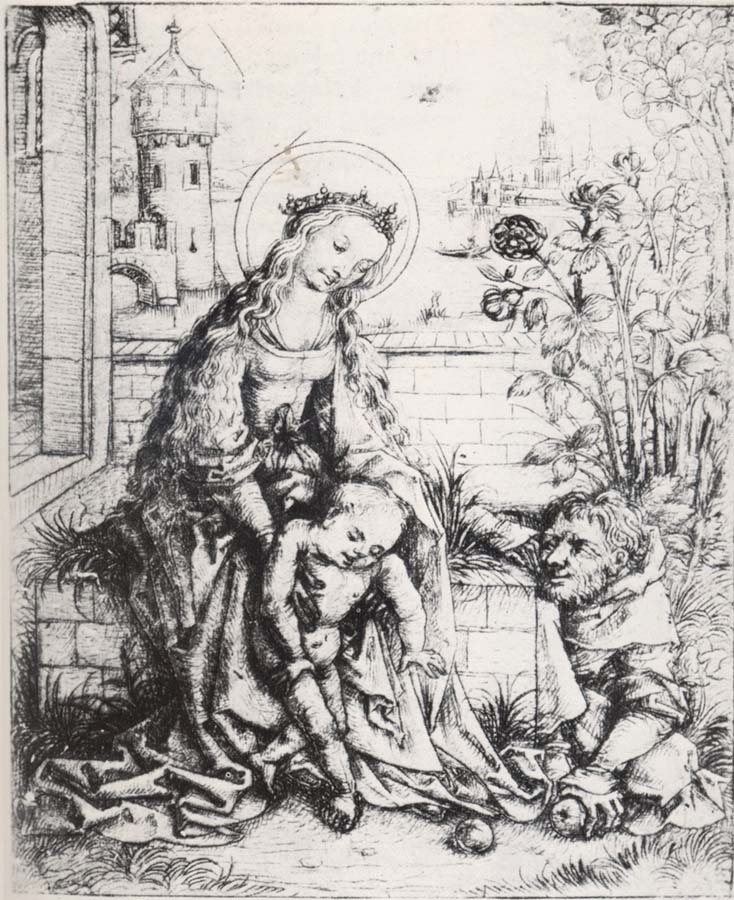 The Holy Family in a landscape